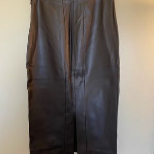 Zara, leather-like pencil skirt, Sz XS